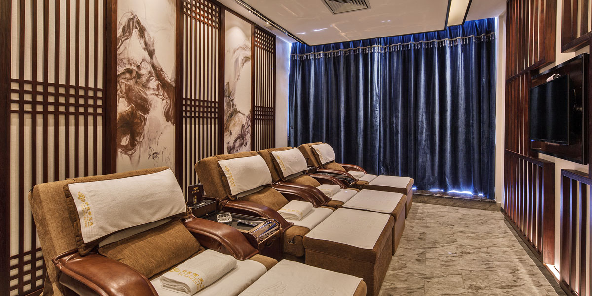 惠州昕悅水療御足會所設計實景-楊彥