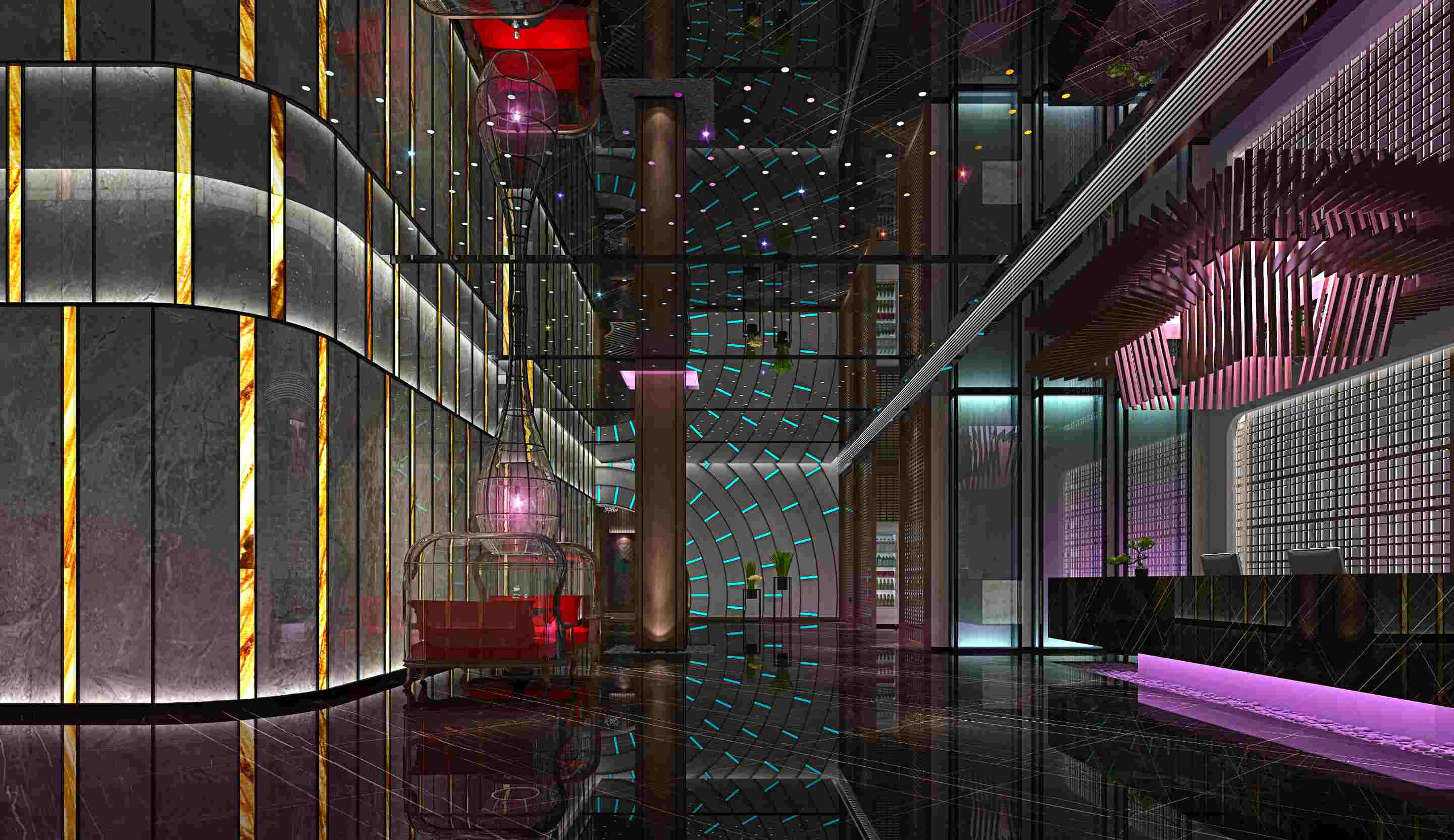 貴州K歌沐足會所丨五彩斑斕，霓虹璀璨，眾元素的碰撞相生